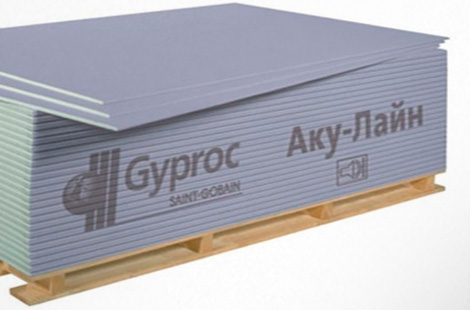 Шумоизоляционные ГКЛ Gyproc AKU-Line